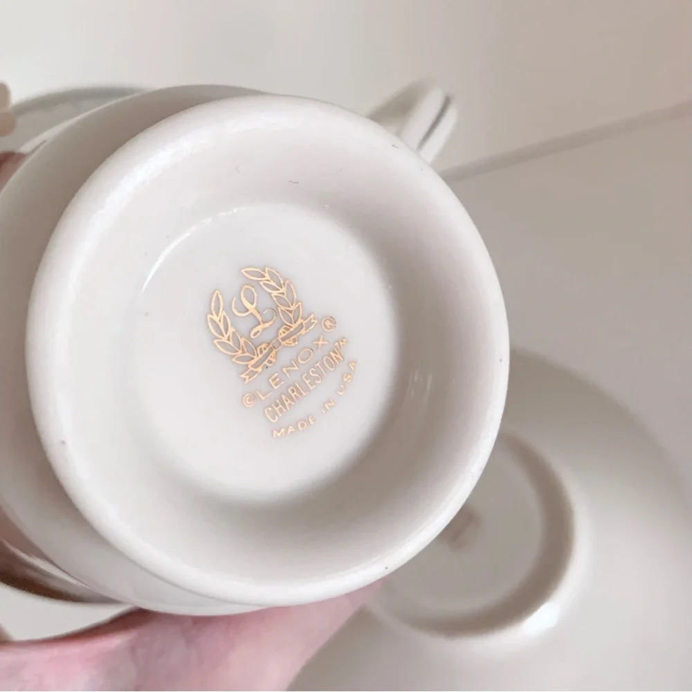 NWOT Lennox Charleston teacup and saucer